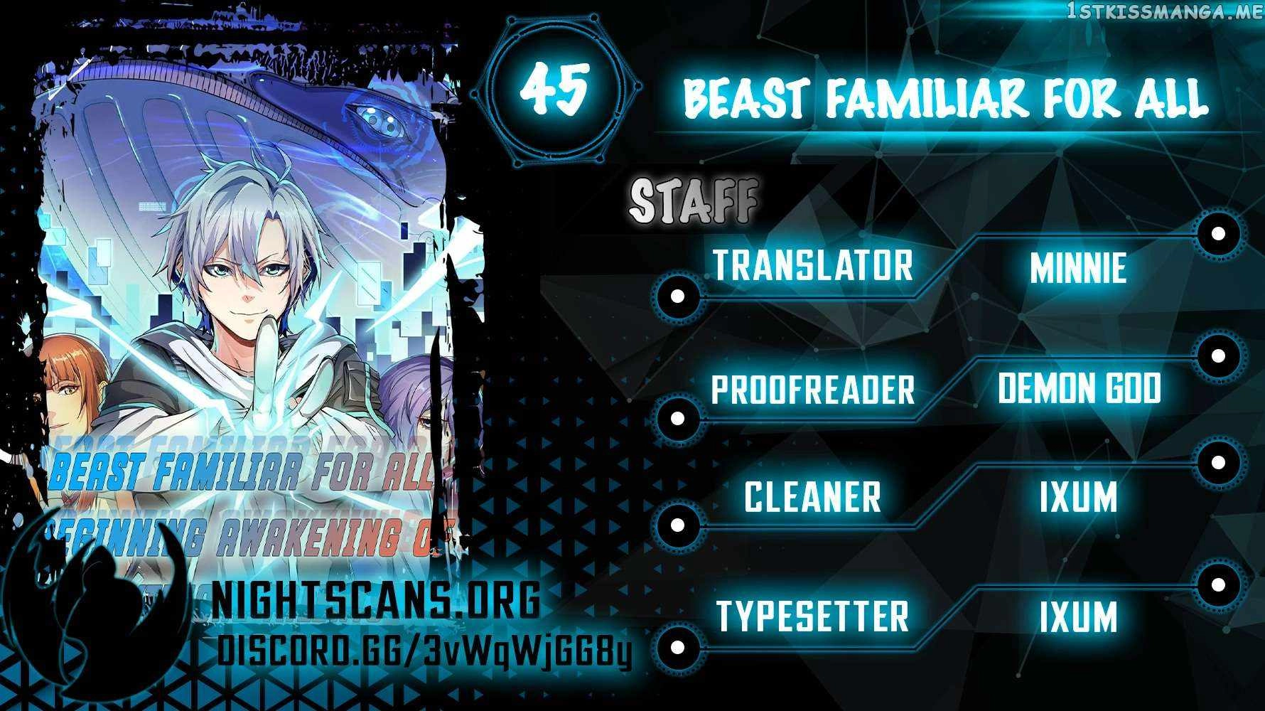 Beast Familiar for All: Beginning Awakening of Mythical Talents Chapter 45 1